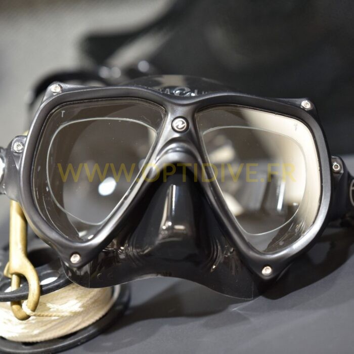 Masque de plongée Teknika avec verres progressifs OPTIDIVE