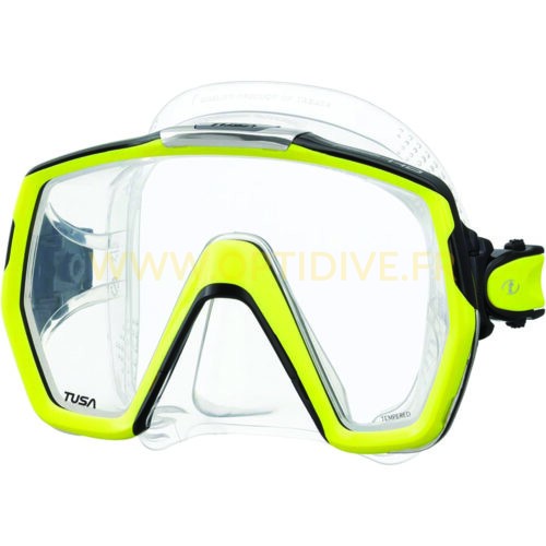 Tusa M1001 crystal Jaune optidive masque de plongée a la vue