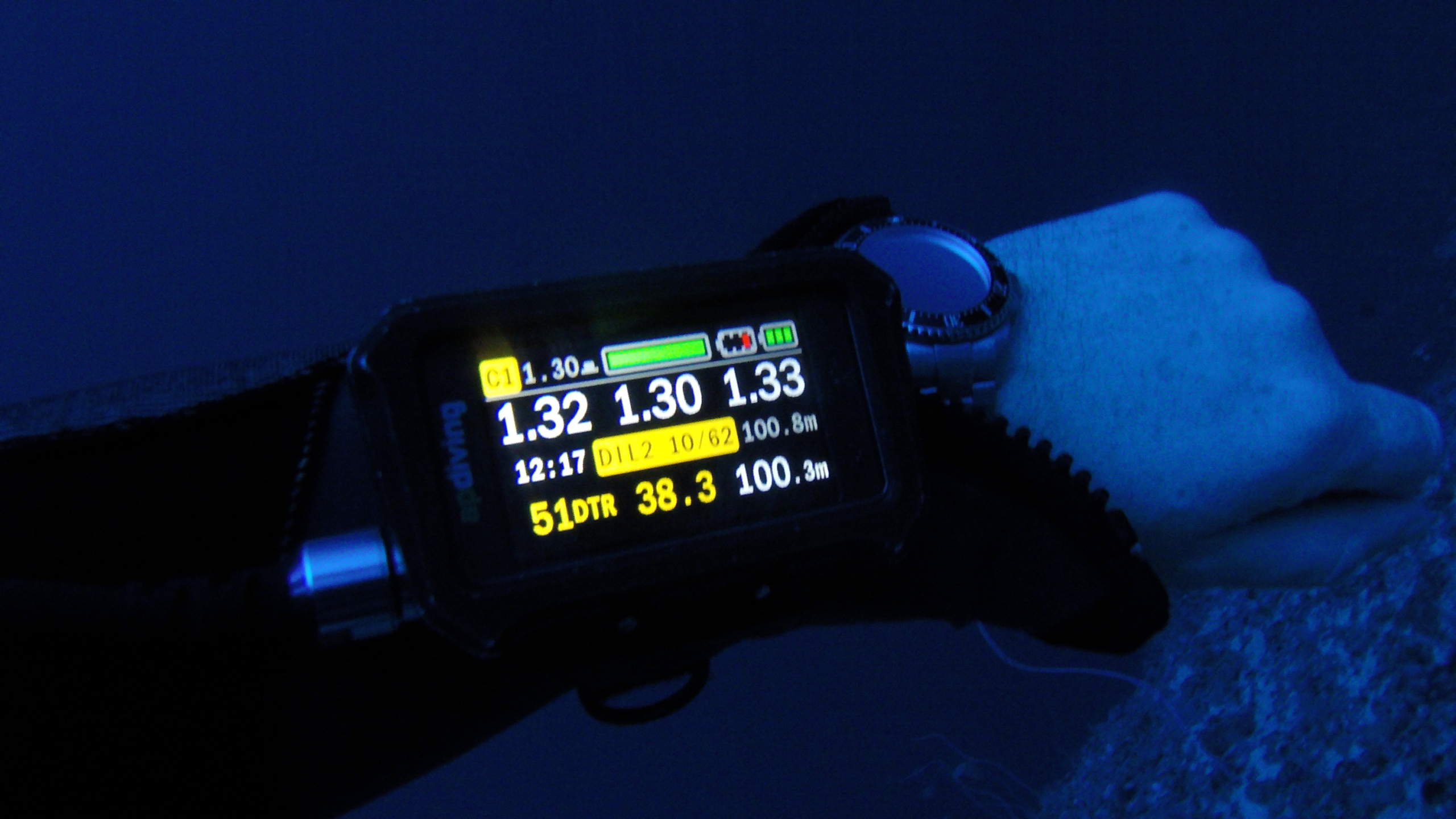 optidive 100M de profondeur